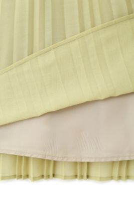 ◆スパンボイルアコーディオンプリーツスカート（０７７５１２０２０１）