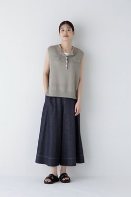 ◆ライトオンスデニムフレアースカーチョ（０７７５１２０４００）