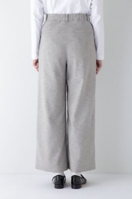 ◆リングミックスツィードセミワイドパンツ（０７７５１３０２００）
