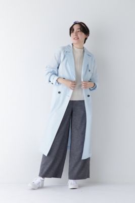 ◆リングミックスツィードセミワイドパンツ（０７７５１３０２００）