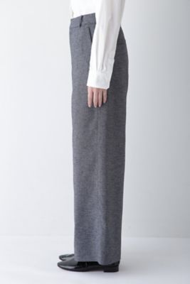 ◆リングミックスツィードセミワイドパンツ（０７７５１３０２００）