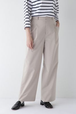 ＜human woman (Women)＞◆Ｐレーヨン麻ポプリンマーベルトセミワイドパンツ（０７７５１３０３０２）