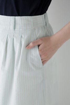 ◆エアリーコットンタックワイドパンツ（０７７５１３０４０３）