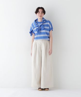 ◆リネンタック入りバギーパンツ（０７７５１３０５０３）