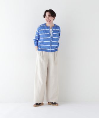 ◆リネンタック入りバギーパンツ（０７７５１３０５０３）