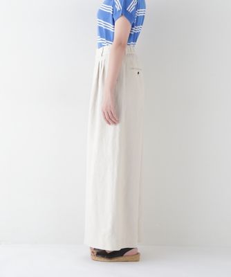 ◆リネンタック入りバギーパンツ（０７７５１３０５０３）