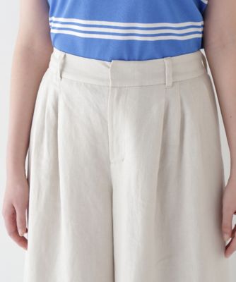 ◆リネンタック入りバギーパンツ（０７７５１３０５０３）