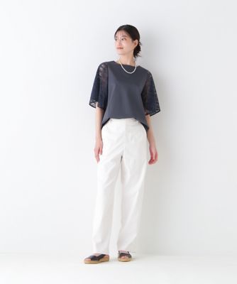 ◆クールマックス混ストレートパンツ（０７７５１３０６０１）