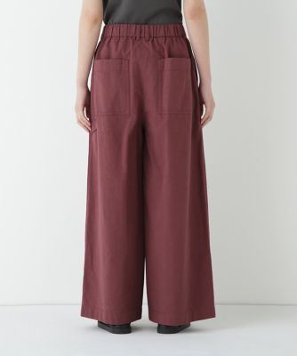 ◆コットンリネンウェザー近江晒シェフパンツ（０７７５１３０６０２）