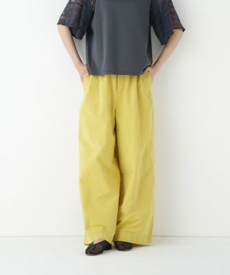 ◆コットンリネンウェザー近江晒シェフパンツ（０７７５１３０６０２）