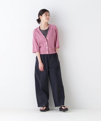 ◆コットンリネンウェザー近江晒シェフパンツ（０７７５１３０６０２）