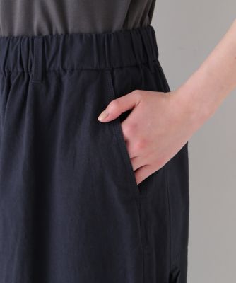 ◆コットンリネンウェザー近江晒シェフパンツ（０７７５１３０６０２）
