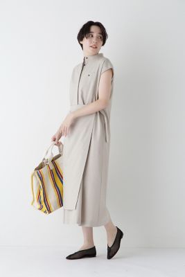 ◆コットンポリレーヨンリネンワンピース（０７７５１４０４０２）