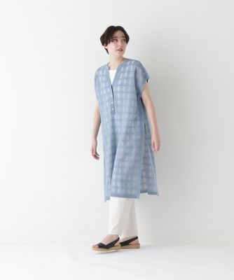 エイミーイストワールシアーチェックニットワンピース エイミーイストワール eimy istoire シアーチェックニット