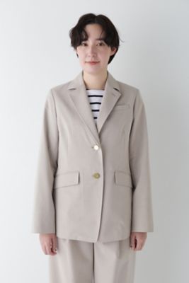 ◆Ｐレーヨン麻ポプリンテーラードジャケット（０７７５１５０３００）