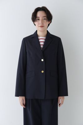 ◆Ｐレーヨン麻ポプリンテーラードジャケット（０７７５１５０３００）