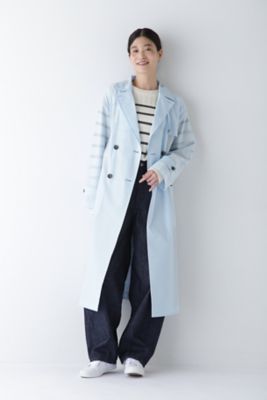 ◆コットンナイロンシアートレンチコート（０７７５１５１２０１）