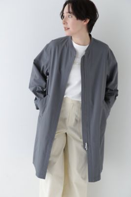 ◆コットンナイロンダンプスタンドカラーコート（０７７５１５１３００）