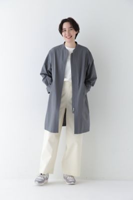 ◆コットンナイロンダンプスタンドカラーコート（０７７５１５１３００）