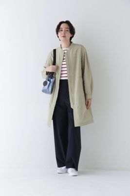 ◆コットンナイロンダンプスタンドカラーコート（０７７５１５１３００）