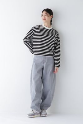 ◇ボーダーボックスTシャツ（0775160201） | human