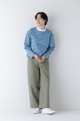 ◇ボーダーボックスTシャツ（0775160201） | human
