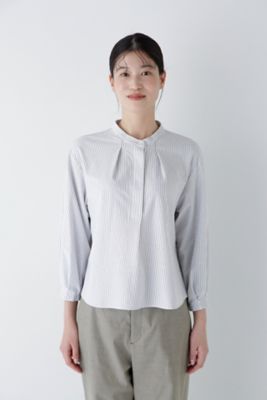 ◆鹿の子ジャージーストライプバンドカラープルオーバー（０７７５１６０３００）