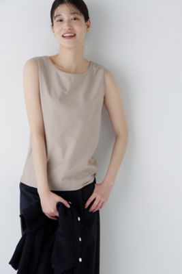 human woman (Women)/ヒューマンウーマン ◆麻混タンクトップ（０７７５１６０３０７）