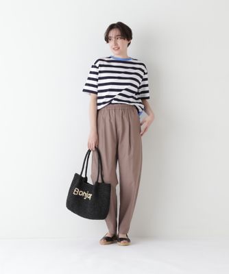 ◆シルケット天竺ボーダーカットソー（０７７５１６０５０３）