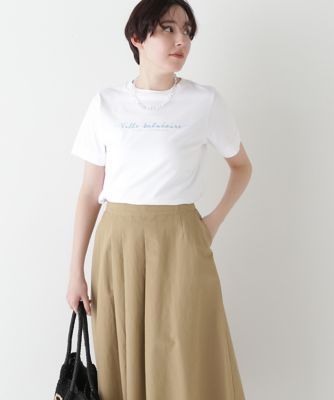 human woman (Women)/ヒューマンウーマン ◆天竺ロゴＴシャツ（０７７５１６０５０８）