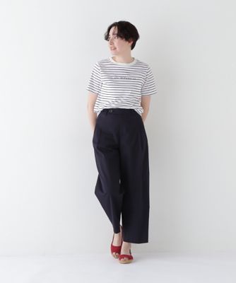 ◆天竺ボーダーロゴＴシャツ（０７７５１６０５０９）