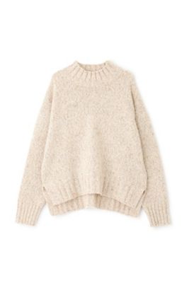 【日本製】H BEAUTY & YOUTH ハイネックプルオーバー　M ◇ソフトタッチウールハイネックプルオーバー
