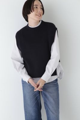 ニットベスト（0774170104） | human woman (Women