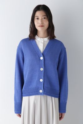 ◇ギマコットンVネックカーディガン（0775170200） | human