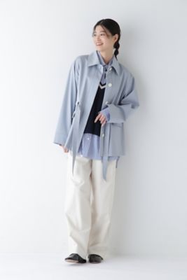 ◇2WAYライン入Vネックプルオーバー（0775170205