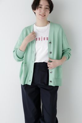 ◆ペーパーヤーンミドル丈カーディガン（０７７５１７０４００）