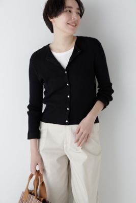 ◆コットン混ＵＶカットクルーカーディガン（０７７５１７０４０３）