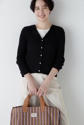 ◆コットン混ＵＶカットクルーカーディガン（０７７５１７０４０３）