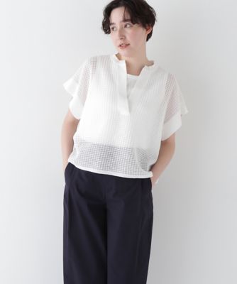 ＜human woman (Women)＞◆コットンポリエステルシアーチェックスキッパー（０７７５１７０５０３）