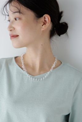 ＜human woman (Women)＞◆クリアーネックレス（０７７５１９１４００）
