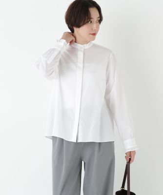 ■専用■美品 トゥモローランド 2,3万円 コットンシルク ブラウス コットンシルクシャンブレー ペタルスリーブブラウス | maison