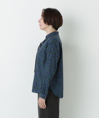 プチフラワープリントボウタイシャツブラウス（0775210101