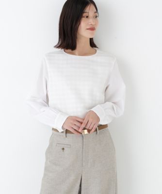 ＜human woman (Women)＞◆レースドッキングプルオーバー（０７７５２１０２０４）