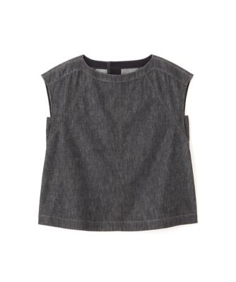 ◆ライトオンスデニムボートネックブラウス（０７７５２１０７０６）