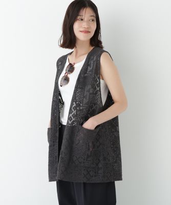 ＜human woman (Women)＞◆ジオメトリックレースジレ（０７７５２１０７０９）