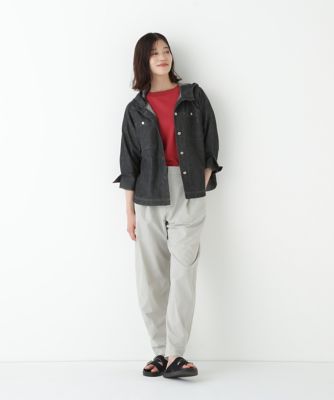 ◆ライトオンスデニムフードブラウス（０７７５２１０７１１）