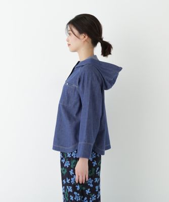 ◆ライトオンスデニムフードブラウス（０７７５２１０７１１）