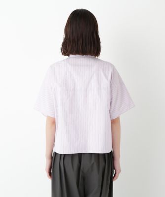 さくらママ　エルマンノ　フィレンツェ　美しいブラウス NANO universe ブラウス シャツ 前後2WAYサテンドルマンギャザー