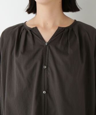 ◇ダイヤドットギャザーブラウス（0775210900） | human