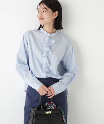 ◇タイプライターラッフルブラウス（0775210913